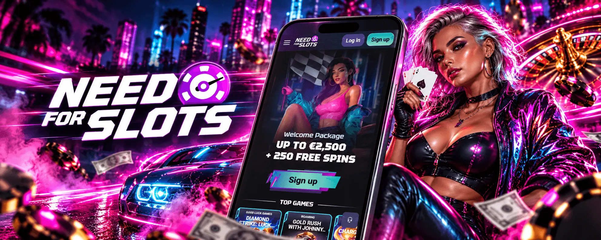 NeedForSlots Casino App Screenshot